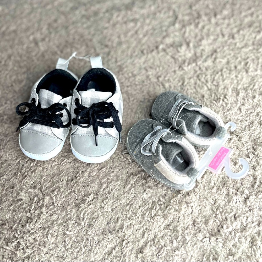 Baby boy shoes. Price is firm. Together for one price.  New